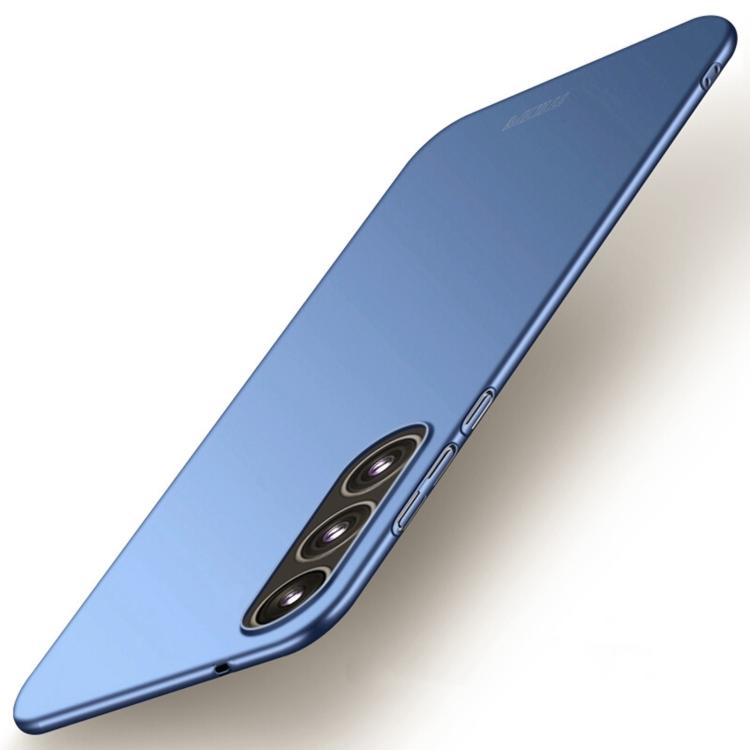 Funda rígida ultrafina de policarbonato esmerilado MOFI para Samsung Galaxy S25 Edge 5G (azul)