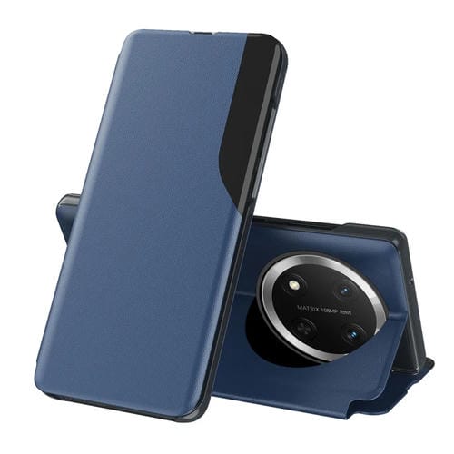 Funda de Cuero con Tapa y Soporte para Teléfono Honor X9C Attraction (Azul)