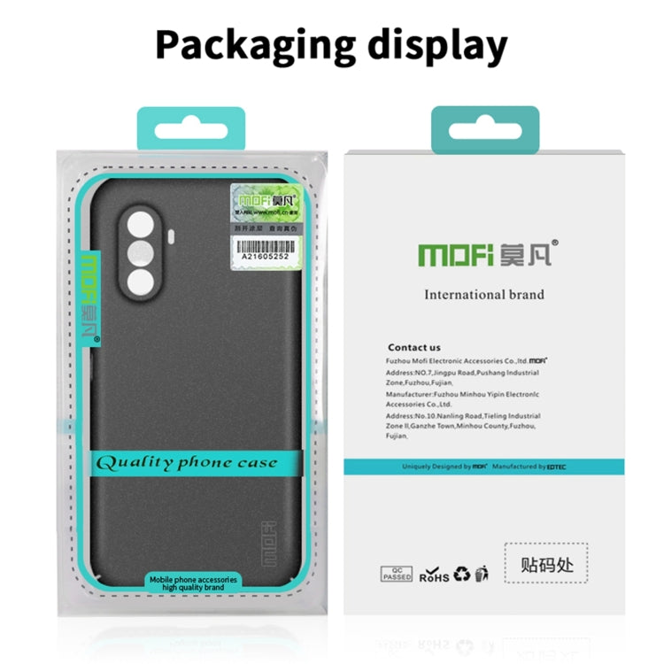 Funda ultrafina de PC esmerilada con todo incluido para Huawei nova 14 Ultra MOFI Fandun Series (roja)