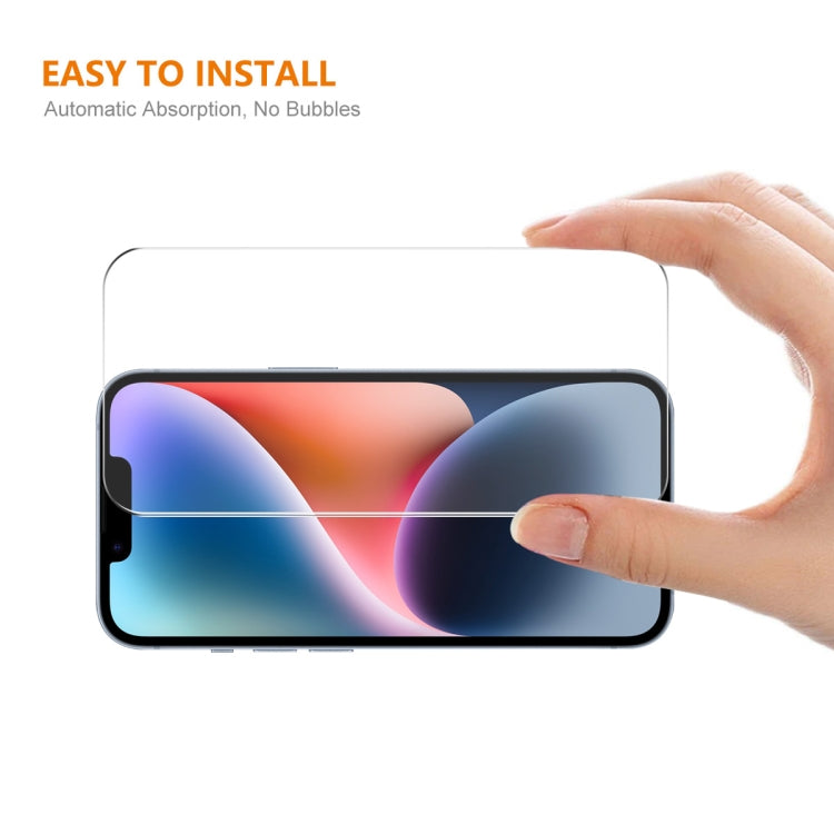 Protector de Pantalla iPhone 15 Enkay 0.26mm 9H 2.5D Vidrio Templado Aluminio Silicio (5PCs) - MOVILSTORE