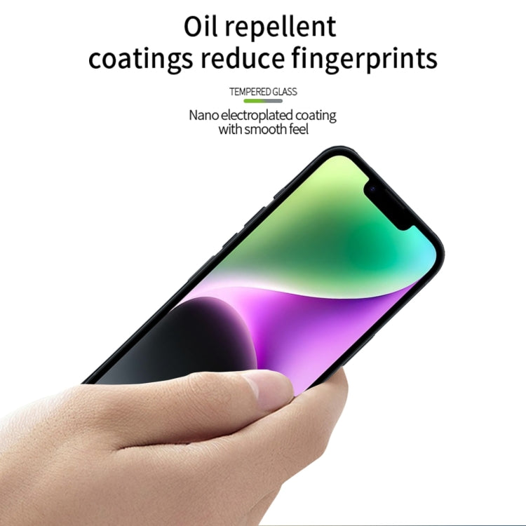 Película de Vidrio Templado Pinwuyo 9H 2.5D para iPhone 16E (Negro)