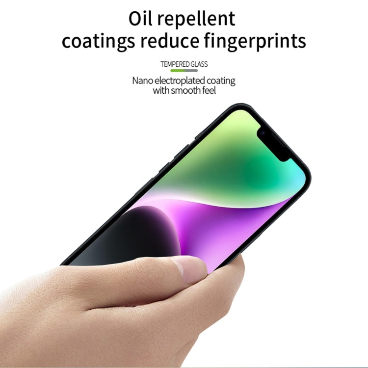 Película de Vidrio Templado Mofi 9H 2.5D para Pantalla Completa iPhone 16E (Negro)