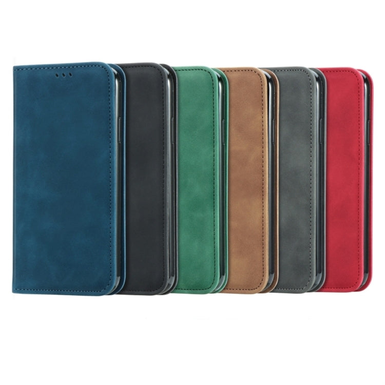 Funda de Cuero con Tapa Magnética y Tacto Retro para iPhone 16E (Negra)