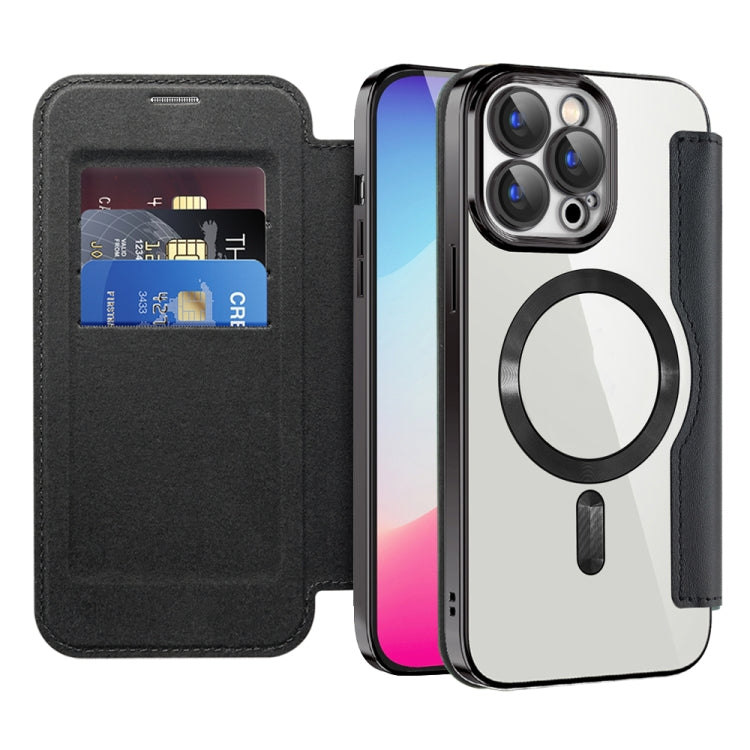 Funda de Cuero Antirrobo Magsafe Rfid para iPhone 16E (Rosa)