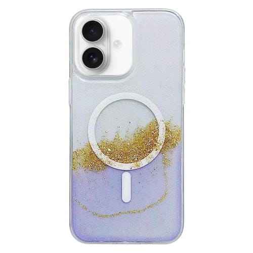 Funda Híbrida TPU con Magsafe para iPhone 16 (Morado)