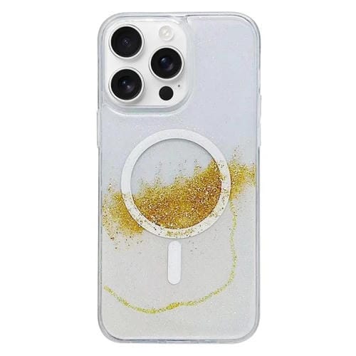 Funda híbrida TPU con Magsafe para iPhone 16 Pro (Blanca)