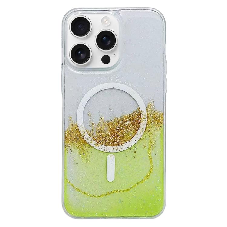 Funda Híbrida TPU con Magsafe para iPhone 16 Pro (Verde)