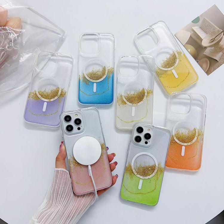Funda híbrida TPU con Magsafe para iPhone 16 Plus (Amarilla)