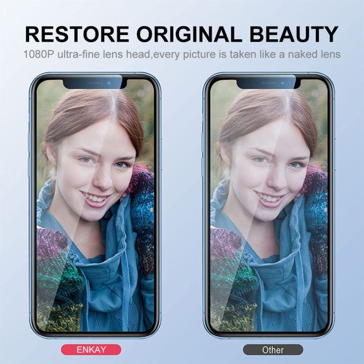 Película de Vidrio Templado Enkay Hat-Prince para Lente Trasera iPhone 15/15 Plus (Colorido) - MOVILSTORE