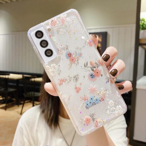Funda para Samsung Galaxy A35 TPU Epoxi Floral Pequeña y Fresca (D01 Beautiful Bouquet)