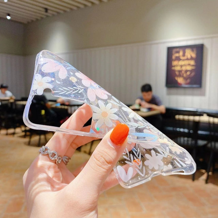 Caja de Teléfono Samsung Galaxy A24 5G TPU Epoxi Floral Pequeña (D02 Flor Pintada a Mano)