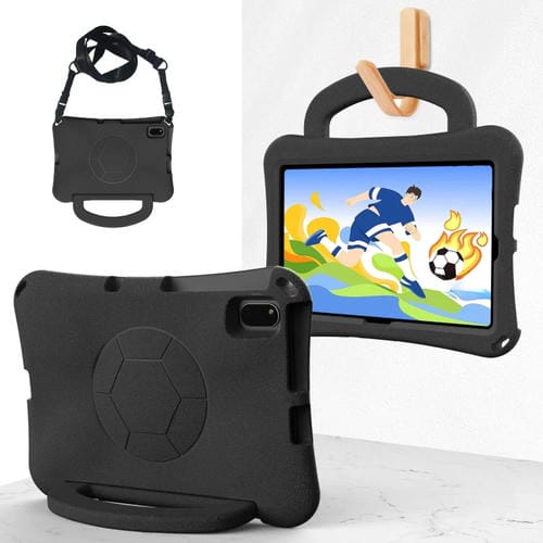 Funda Eva a Prueba de Golpes Balón de Fútbol Samsung Galaxy Tab S6 Lite 10.4 (2024) (Negra)