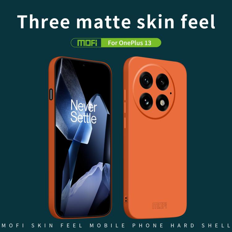 Funda para Teléfono OnePlus 13 Mofi Qin Series con PC Todo Incluido (Azul)
