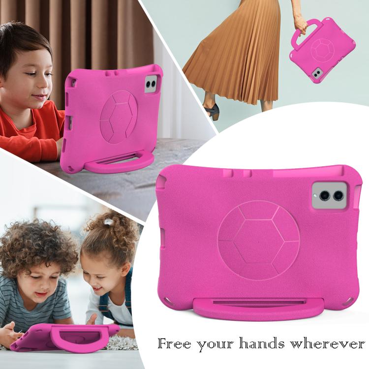 Funda de EVA a prueba de golpes para Xiaomi Redmi SE 11 2025/Pad 2 con forma de balón de fútbol (rosa)