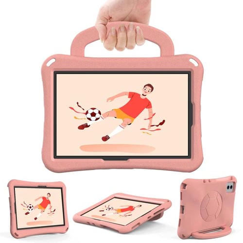 Funda de EVA a prueba de golpes con forma de balón de fútbol para Xiaomi Redmi SE 11 2025/Pad 2 (rosa claro)