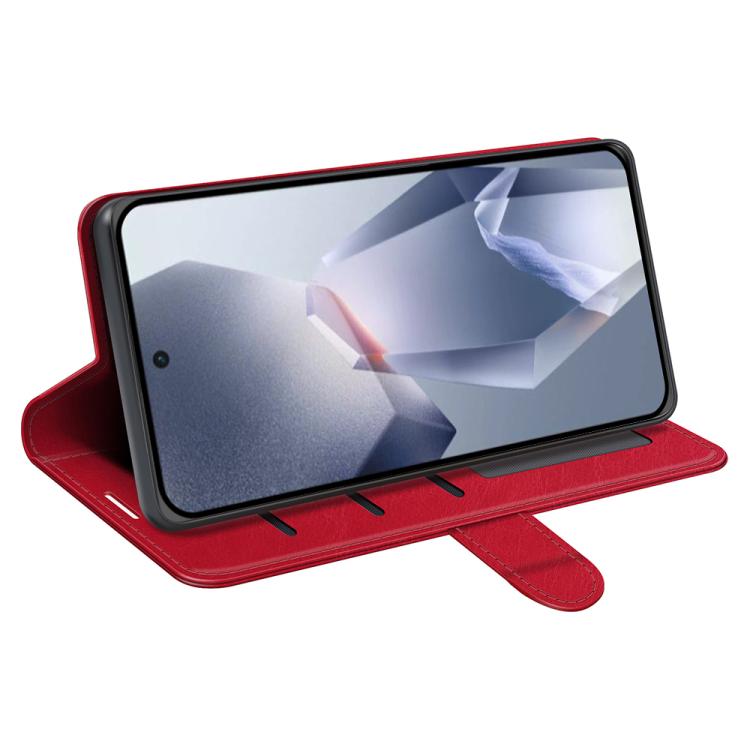Funda de Cuero OnePlus Ace 5 Pro Tapa Horizontal Textura R64 (Rojo)