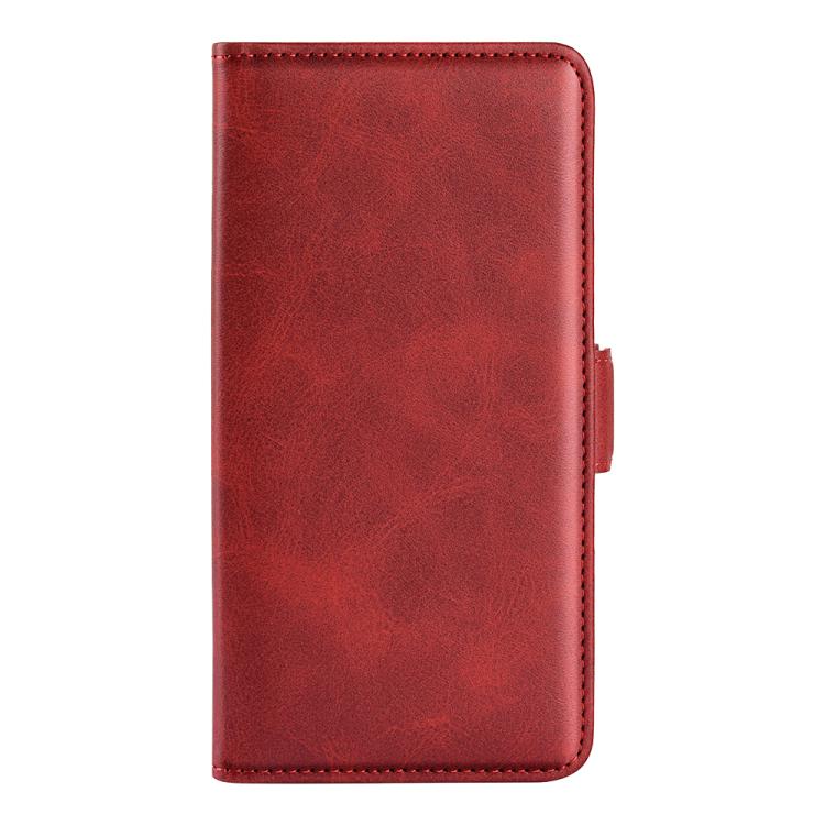 Funda de Cuero para OnePlus Ace 5 Pro con Tapa Horizontal y Hebilla Magnética de Doble Cara (Rojo)