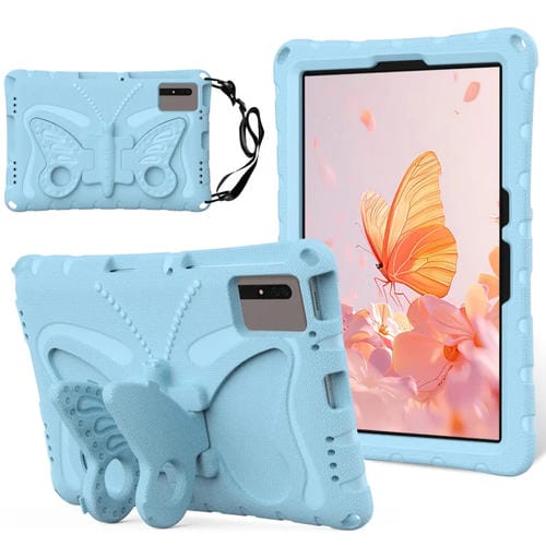 Funda Eva para Tablet Samsung Galaxy Tab S9 FE X510 Soporte Mariposa (Azul Claro)