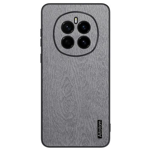Funda para Teléfono Honor Magic 7 a Prueba de Golpes Cuero Corteza de Árbol (Blanco)