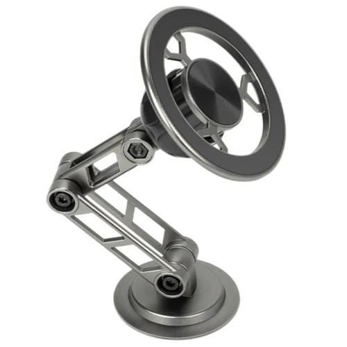 Soporte Magnético para Teléfono Móvil G188, Ajustable, de Aleación de Aluminio, para Salpicadero de Coche (Gris)