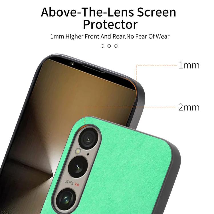 Funda Trasera Magnética de PU para Sony Xperia 1 Vi Retro Magsafe (Morada)