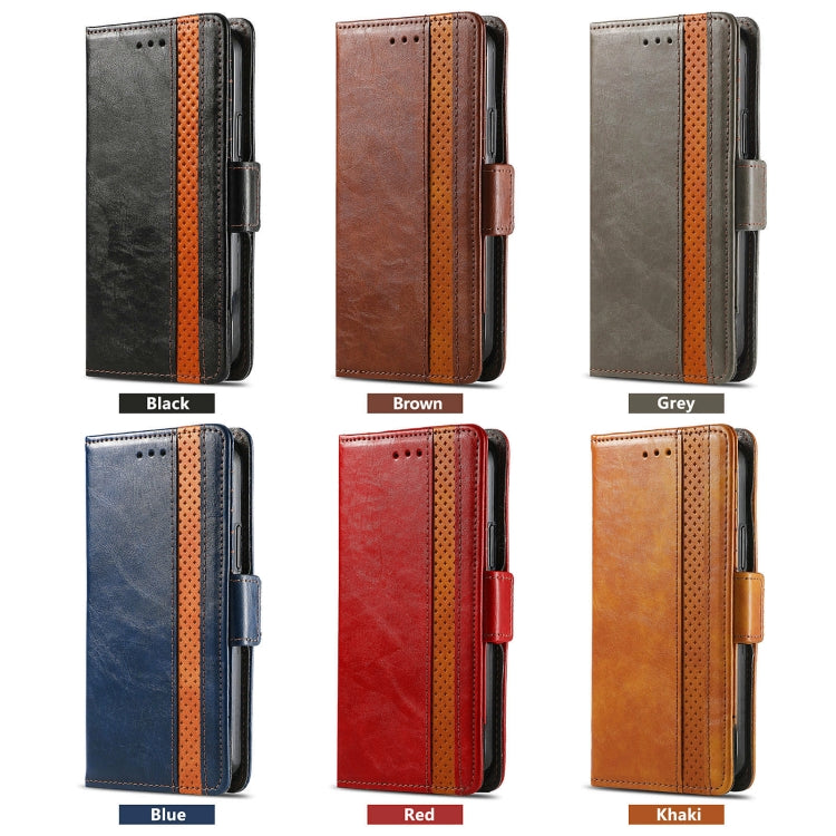 Funda para Teléfono Nothing Phone 2A Plus con Hebilla Magnética Doble y Empalme Neo (Marrón)