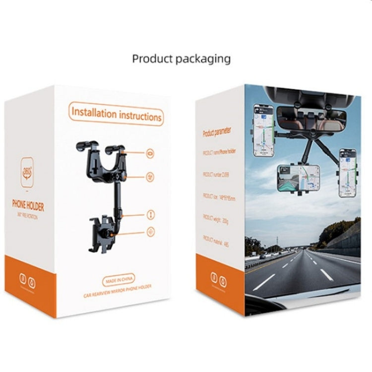 23-H06 Soporte Magnético para Teléfono con Ángulo Ajustable para Espejo Retrovisor de Coche