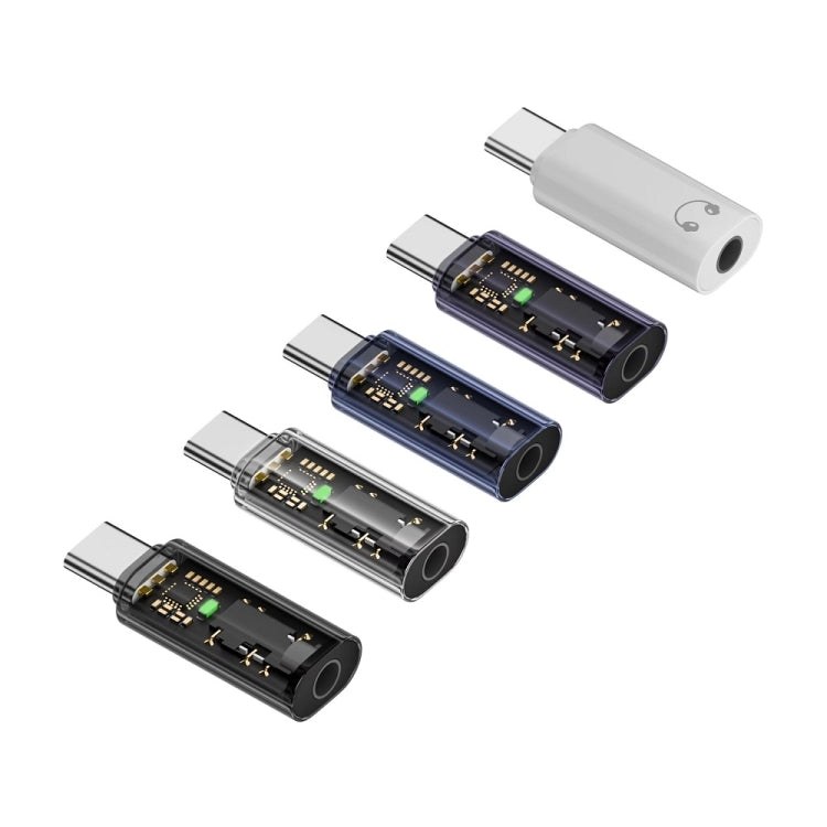 Adaptador Auriculares Tipo C a 3,5 mm Decodificación Audio Dac iPhone 15 (Azul)