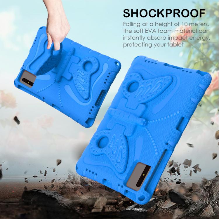 Funda de EVA a prueba de golpes con soporte de mariposa para Xiaomi Redmi Pad 2/SE 11 2025 (azul)