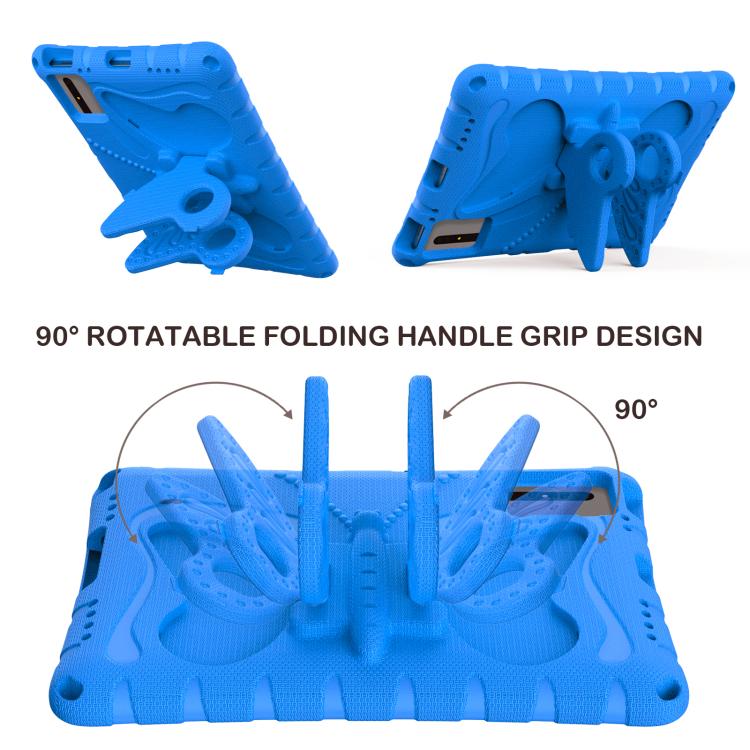 Funda de EVA a prueba de golpes con soporte de mariposa para Xiaomi Redmi Pad 2/SE 11 2025 (azul)
