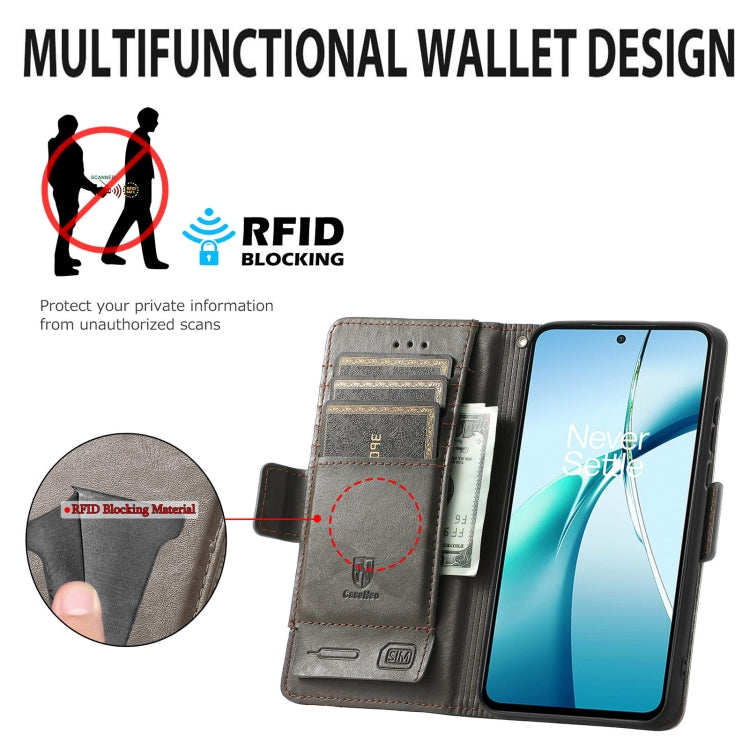 Funda para OnePlus Ace 3 Pro con Hebilla Magnética Doble y Empalme Neo (Azul)