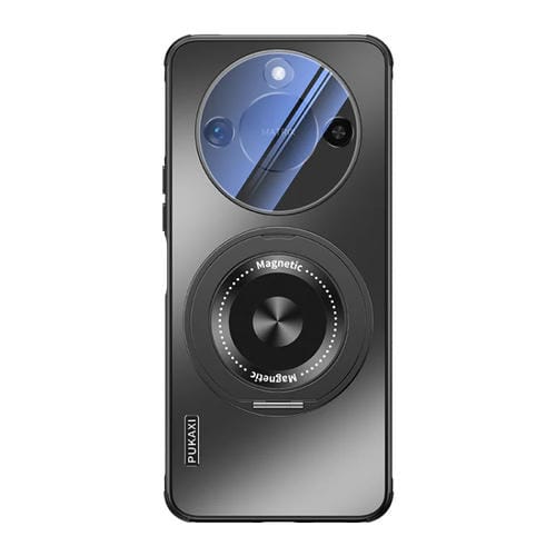 Estuche para Teléfono Honor X60 con Soporte Magsafe y Película Lente (Gris Grafito)