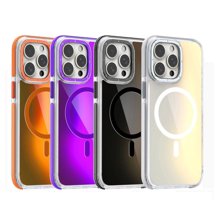 Funda para Teléfono Magsafe iPhone 16 Pro Degradado Dos Colores (Naranja)