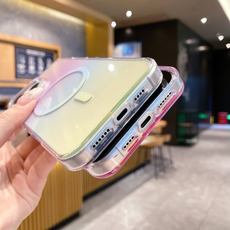 Funda para Teléfono Magsafe PC Transparente con Degradado para iPhone 13 Pro (Colorida)