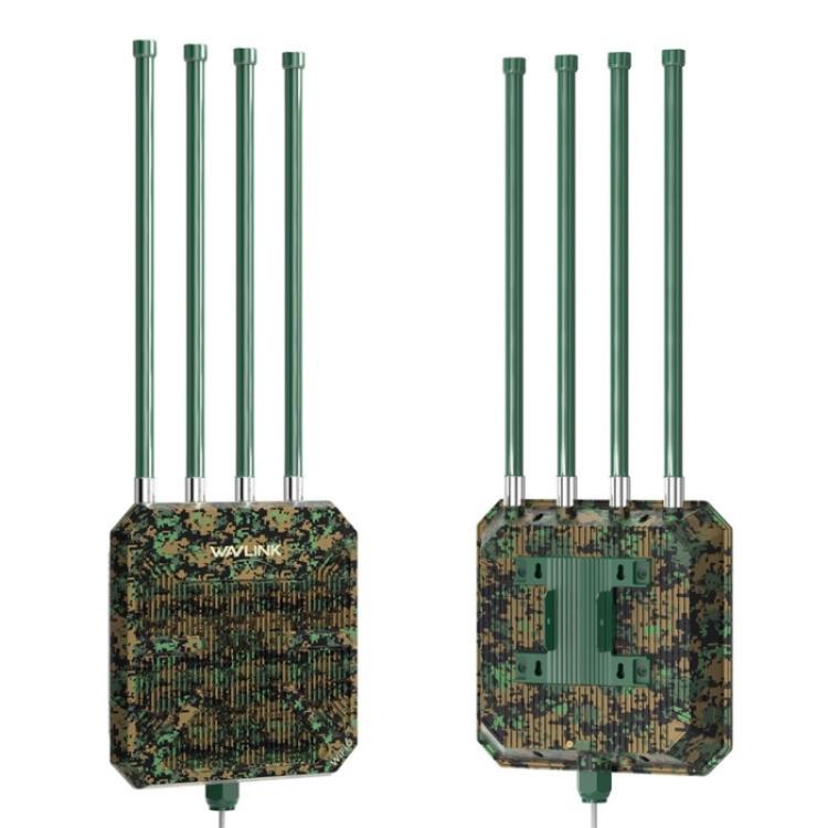 Extensor WAVLINK WN573HX3 WiFi 6 AX3000 enrutador inalámbrico doble banda para exteriores (Blanco)