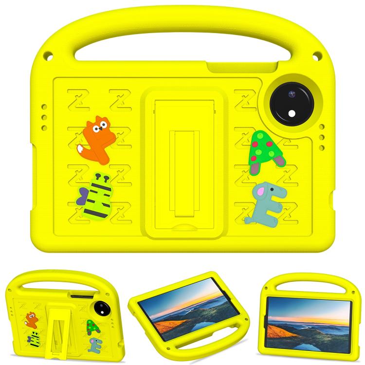 Funda a Prueba de Golpes Eva con Dibujos Animados de Sparrow para Xiaomi Pad 7 Pro (Amarilla)