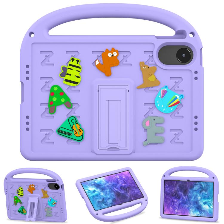 Funda de EVA a prueba de golpes para Xiaomi Redmi Pad 2 11 2025 con diseño de gorrión (morado taro)
