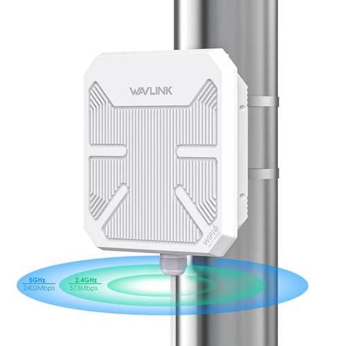 Repetidor de Banda Dual Ax3000 para Exteriores Wavlink WN573HP3 con Antena Direccional Incorporada 12 dBi Enchufe de EE.UU