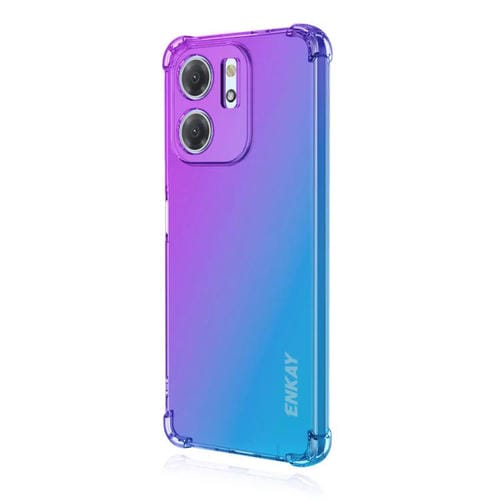 Funda TPU Enkay Hat-Prince Gradient Airbag para Infinix Hot 50I Smart 9 (Morado y Azul)