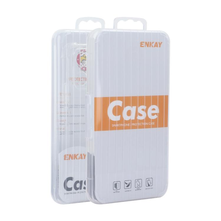 Funda TPU Enkay Hat-Prince para Tecno Pova 5 4G con Bolsa de Aire y Degradado (Azul y Rosa)