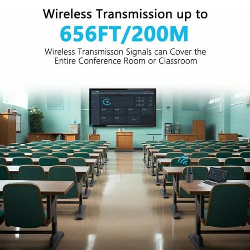 Kit Extensor Inalámbrico de Video HDMI 4K Vrriis 097 Transmisor y Receptor de Audio y Video Inalámbrico Enchufe Australiano