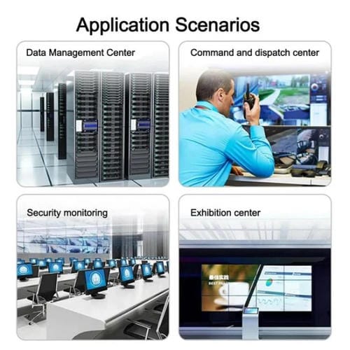 Adaptador Concentrador USB 3.0 K1 2 Puertos HDcp 2.3 RJ45 4K 120 Hz HDMI 2.0B USB-C Conmutador KVM (Negro)