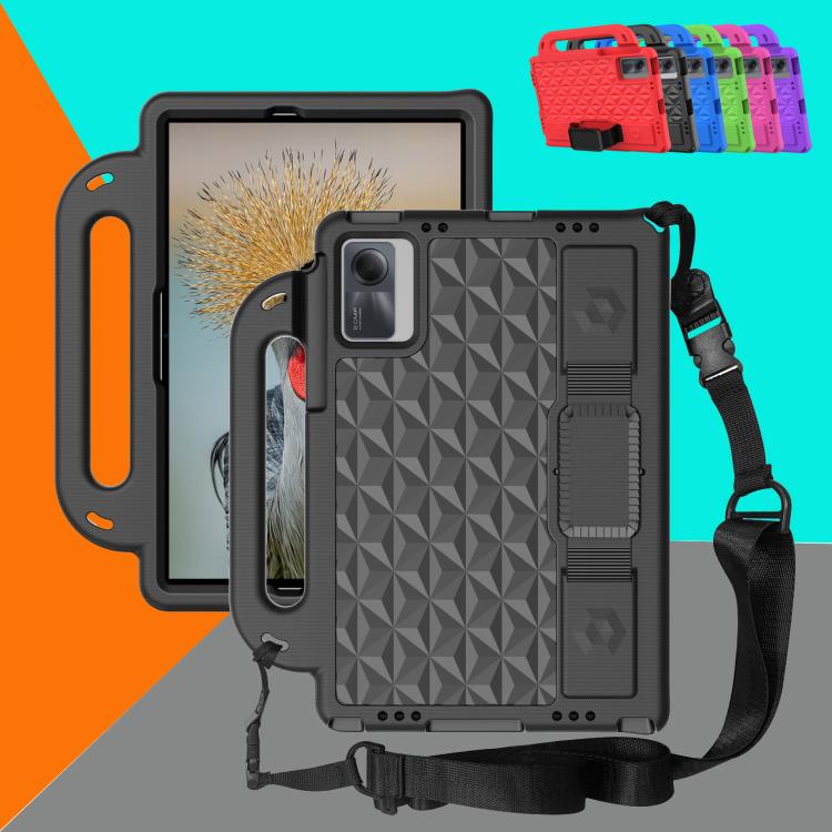 Funda de EVA a prueba de golpes para Xiaomi Pad 5/5 Pro Diamond Series (negra)