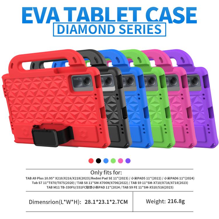 Funda de EVA a prueba de golpes para Xiaomi Redmi Pad SE 11 2023 Diamond Series (azul)