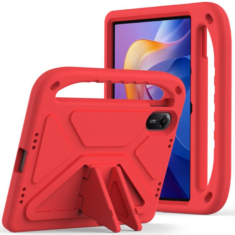 Funda de EVA a prueba de golpes con soporte para Xiaomi Redmi Pad 2 11 2025 (roja)