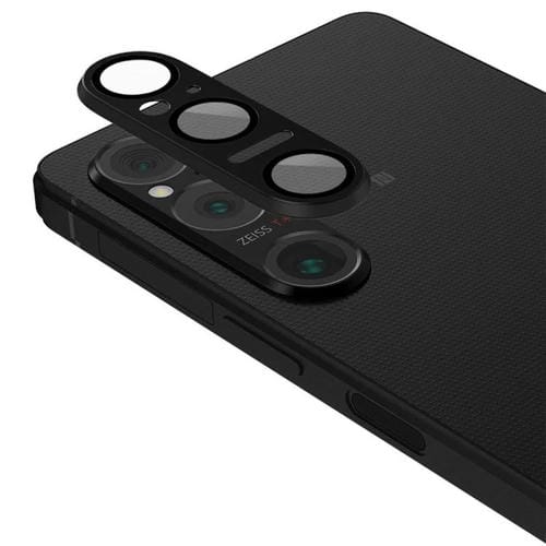 Anillo de lente metálico de cobertura completa Kalebol Eagle Eye de una pieza para Sony Xperia 1 VI (negro)