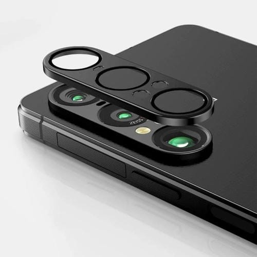 Anillo de lente metálico de cobertura completa Kalebol Eagle Eye de una pieza para Sony Xperia 1 VII (negro)
