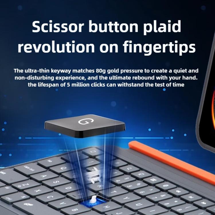 Funda magnética con teclado y control para iPad Air 11 (2024)