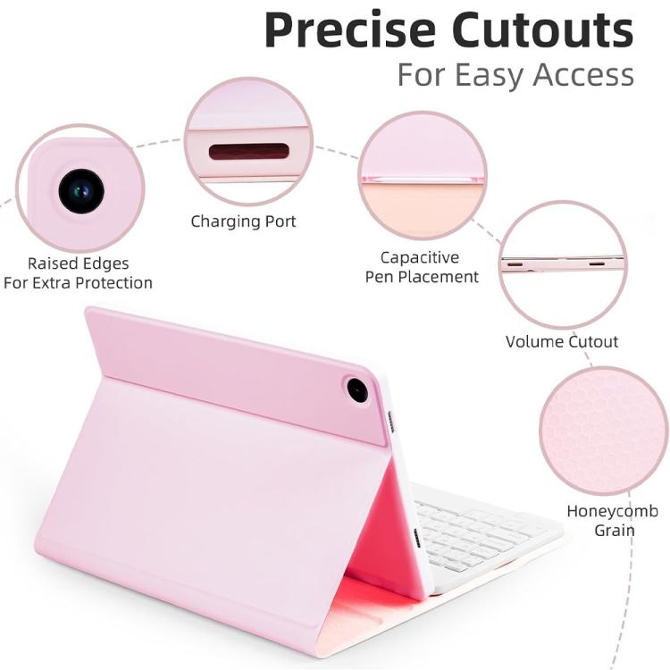 Funda protectora de cuero con teclado Bluetooth retroiluminado para iPad 10.2 (2021/2022) (verde noche oscuro)
