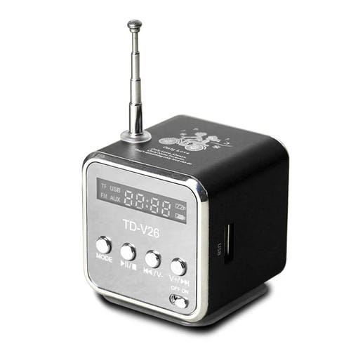 Altavoces Portátiles Td-V26 Radio Fm Mini Usb Soporte Teléfono Tarjeta Sd Tf
